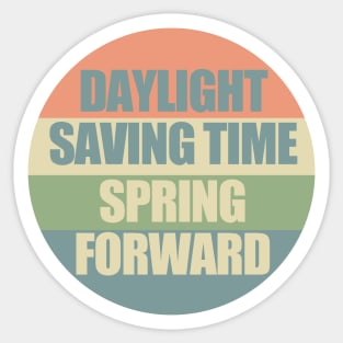 Daylight Saving Time Sticker